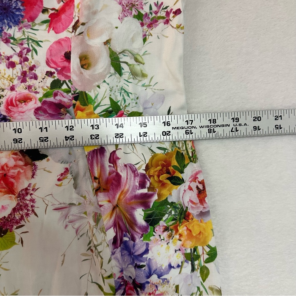 Zara Strapless Dress Floral size L Women - Picture 13 of 16